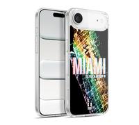 Head Case Designs Miami Lumières de La Ville Coque en Gel [Protection de Qualité Militaire] Compatible avec Apple iPhone 17 Air Et avec MagSafe