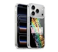 Head Case Designs Miami Lumières de La Ville Coque en Gel [Protection de Qualité Militaire] Compatible avec Apple iPhone 17 Pro Et avec MagSafe