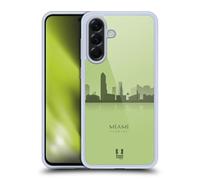Head Case Designs Miami Silhouettes de Référence-Us Coque en Gel [Protection de Qualité Militaire] Compatible avec Samsung Galaxy A56 5G