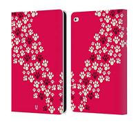 Head Case Designs Migration Pattes Étui Portefeuille en Cuir Compatible avec Apple iPad Air 2 (2014)
