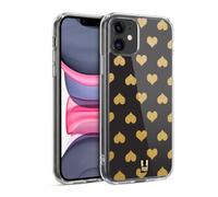 Head Case Designs Modèle du Coeur Grand comme l'or Coque en Gel [Protection de Qualité Militaire] Compatible avec Apple iPhone 11 Et Compatible avec MagSafe