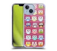 Head Case Designs Motif Rose Kawaii Hibou Coque en Gel [Protection de Qualité Militaire] Compatible avec Apple iPhone 14