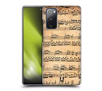 Head Case Designs Mozart Partitions Musicales Coque Dure pour l'arrière Compatible avec Samsung Galaxy S20 FE / 5G