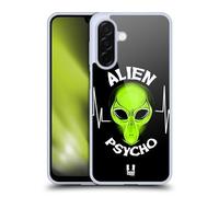 Head Case Designs Noir Psychopathe Alien Emoji Coque en Gel [Protection de Qualité Militaire] Compatible avec Samsung Galaxy A26 5G