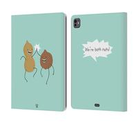 Head Case Designs Noix Petites Doses D'Absurdités Et Incohérence Étui Portefeuille en Cuir Compatible avec Apple iPad Pro 13 M4 2024