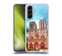 Head Case Designs Notre Dame Cathedral Paris Meilleurs Endroits - Collection 3 Coque en Gel [Protection de Qualité Militaire] Compatible avec Samsung Galaxy A56 5G