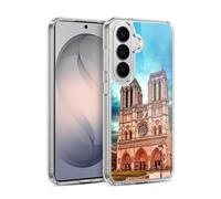 Head Case Designs Notre Dame Cathedral Paris Meilleurs Endroits - Collection 3 Coque en Gel [Protection de Qualité Militaire] Compatible avec Samsung Galaxy S26