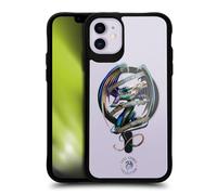 Head Case Designs Officielle Anne Stokes Dragon Survive The Reality Mixed Fantasy Art Black Shockproof Bumper Case [Military Grade] Compatible with Apple iPhone 11 and with MagSafe