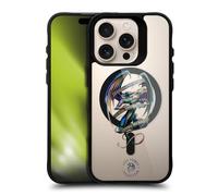 Head Case Designs Officielle Anne Stokes Dragon Survive The Reality Mixed Fantasy Art Black Shockproof Bumper Case [Military Grade] Compatible with Apple iPhone 16 Pro and with MagSafe