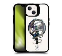 Head Case Designs Officielle Anne Stokes Dragon Survive The Reality Mixed Fantasy Art Black Shockproof Bumper Case [Military Grade] Compatible with Apple iPhone 13 and with MagSafe