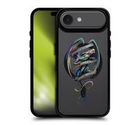 Head Case Designs Officielle Anne Stokes Dragon Survive The Reality Mixed Fantasy Art Black Shockproof Bumper Case [Military Grade] Compatible with Apple iPhone 17 Air and with MagSafe