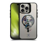 Head Case Designs Officielle Anne Stokes Dragon Survive The Reality Mixed Fantasy Art Black Shockproof Bumper Case [Military Grade] Compatible with Apple iPhone 15 Pro Max and with MagSafe
