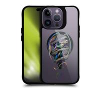 Head Case Designs Officielle Anne Stokes Dragon Survive The Reality Mixed Fantasy Art Black Shockproof Bumper Case [Military Grade] Compatible with Apple iPhone 14 Pro Max and with MagSafe