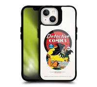 Head Case Designs Officielle Batman DC Comics First Appearance 1939 Logos and Comics Coque Pare-Chocs Noire Antichoc [Niveau Militaire] Compatible avec iPhone 14 et Compatible avec MagSafe