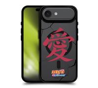 Head Case Designs Officielle Naruto Shippuden Gaara Tattoo Characters & Icons Black Shockproof Bumper Case [Military Grade] Compatible with Apple iPhone 17 Air and MagSafe