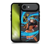 Head Case Designs Officielle Naruto Shippuden Naruto Uzumaki Characters & Icons Black Shockproof Bumper Case [Military Grade] Compatible with Apple iPhone 17 Air and MagSafe