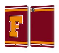 Head Case Designs Orange F Faculté D'Université Étui Portefeuille en Cuir Compatible avec Apple iPad Pro 13 M4 2024