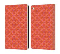 Head Case Designs Orange Motifs Marocains Étui Portefeuille en Cuir Compatible avec Apple iPad Air 2 (2014)