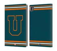 Head Case Designs Orange U Faculté D'Université Étui Portefeuille en Cuir Compatible avec Apple iPad Pro 11 M4 2024