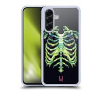 Head Case Designs Os Au Néon Anatomie Polygonale Coque en Gel [Protection de Qualité Militaire] Compatible avec Samsung Galaxy A56 5G