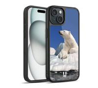 Head Case Designs Ours Blanc sur Glace Faune Coque en Gel renforcée [Protection de Qualité Militaire] Compatible avec Apple iPhone 15
