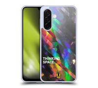 Head Case Designs Pensée D'Espace Typographie Irisée Coque en Gel [Protection de Qualité Militaire] Compatible avec Samsung Galaxy A26 5G