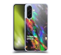 Head Case Designs Pensée D'Espace Typographie Irisée Coque en Gel [Protection de Qualité Militaire] Compatible avec Samsung Galaxy A36 5G