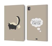Head Case Designs Péteur Hautement Qualifié Petites Doses D'Absurdités Et Incohérence Étui Portefeuille en Cuir Compatible avec Apple iPad Pro 13 M4 2024