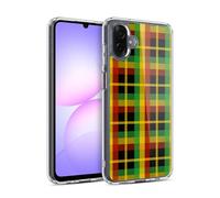 Head Case Designs Plaid Couleur Rasta - Motifs Coque en Gel [Protection de Qualité Militaire] Compatible avec Samsung Galaxy A07 4G