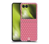 Head Case Designs Pois Roses Modèles Français Coque Dure pour l'arrière Compatible avec Razr 40 Ultra/Razr+ 2023