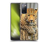 Head Case Designs Portrait De Léopard Faune Coque Dure pour l'arrière Compatible avec Samsung Galaxy S20 FE / 5G