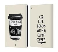 Head Case Designs Premier Accros Au Café Étui Portefeuille en Cuir Compatible avec Apple iPad Air 2 (2014)