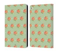 Head Case Designs Printemps Modèles de Rose Nostalgiques Étui Portefeuille en Cuir Compatible avec Apple iPad Air 2 (2014)