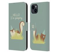 Head Case Designs Rabat-Joie Petites Doses D'Absurdités Et Incohérence Étui Portefeuille en Cuir Compatible avec Apple iPhone 15 Plus