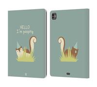 Head Case Designs Rabat-Joie Petites Doses D'Absurdités Et Incohérence Étui Portefeuille en Cuir Compatible avec Apple iPad Pro 13 M4 2024