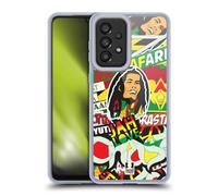 Head Case Designs Rasta Autocollant Heureux - Nouveau Coque en Gel [Protection de Qualité Militaire] Compatible avec Galaxy A33 5G (2022)