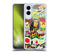Head Case Designs Rasta Autocollant Heureux - Nouveau Coque en Gel [Protection de Qualité Militaire] Compatible avec Samsung Galaxy S25 Edge