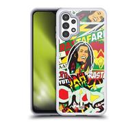 Head Case Designs Rasta Autocollant Heureux - Nouveau Coque en Gel [Protection de Qualité Militaire] Compatible avec Samsung Galaxy A13 (2022)