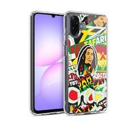 Head Case Designs Rasta Autocollant Heureux - Nouveau Coque en Gel [Protection de Qualité Militaire] Compatible avec Samsung Galaxy A07 4G