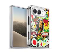 Head Case Designs Rasta Autocollant Heureux - Nouveau Coque en Gel [Protection de Qualité Militaire] Compatible avec Apple iPhone Duo Et Compatible avec MagSafe
