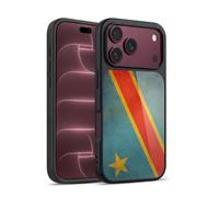 Head Case Designs République Démocratique du Congo Congolais Drapeaux D'époque 5 Coque en Gel renforcée [Protection de Qualité Militaire] Compatible avec Apple iPhone 18 Pro