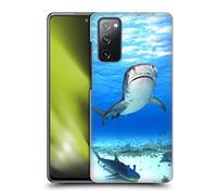 Head Case Designs Requin-Tigre Animaux Célèbres Coque Dure pour l'arrière Compatible avec Samsung Galaxy S20 FE / 5G