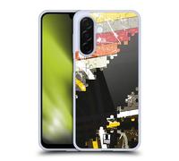 Head Case Designs Rétro Noir Pièces de Puzzle Coque en Gel [Protection de Qualité Militaire] Compatible avec Samsung Galaxy A26 5G