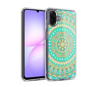 Head Case Designs Rêve Turquoise Mandala Coque en Gel [Protection de Qualité Militaire] Compatible avec Samsung Galaxy A07 4G