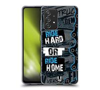 Head Case Designs Ride Hard Or Ride Home Live BMX Coque en Gel [Protection de Qualité Militaire] Compatible avec Galaxy A52 / A52s / 5G (2021)