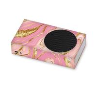 Head Case Designs Rose Et Doré Marbre Vinyle Autocollant De Jeu Peau Autocollant Couverture Compatible avec Xbox Series S Console