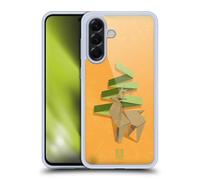 Head Case Designs Rudolf Origami de Noël Coque en Gel [Protection de Qualité Militaire] Compatible avec Samsung Galaxy A56 5G