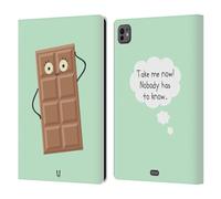 Head Case Designs Séduction De Chocolat Petites Doses D'Absurdités Et Incohérence Étui Portefeuille en Cuir Compatible avec Apple iPad Pro 11 M4 2024