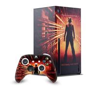 Head Case Designs Sous Licence Officielle A Nightmare On Elm Street (2010) Affiche Freddy Graphiques Enveloppement De Console De Jeu Et Skins Pour Manette De Jeu Ensemble compatible avec Xbox Series X