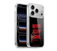 Head Case Designs sous Licence Officielle A Nightmare on Elm Street (2010) Never Sleep Again Graphiques Coque en Gel [Qualité Militaire] Compatible avec Apple iPhone 17 Pro Et Compatible avec MagSafe